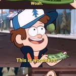 This is worthless, 3rd panel