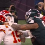 Mahomes Face Hit