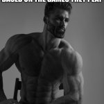 Giga Chad | NO I DON'T JUDGE PEOPLE BASED ON THE GAMES THEY PLAY; HOW CAN YOU TELL? | image tagged in giga chad | made w/ Imgflip meme maker