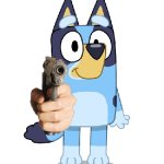 Bluey Has A Gun