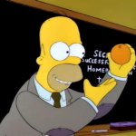 Homer Simpson Orange marriage