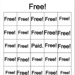 Free! bingo meme