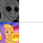 Wojak Whitered sunset