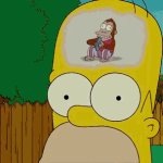 Homer trying to think