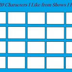 top 20 characters i like from shows i hate