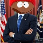 Black Eric Cartman as Barack Obama