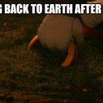 LIVE AND LEARN!! | SHEEN COMING BACK TO EARTH AFTER PLANET SHEEN: | image tagged in shadow picking up his limiter ring,jimmy neutron,sheen,planet sheen | made w/ Imgflip meme maker