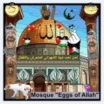 Allah is a pig. Palestinian pigs. Al Aqsa pigsty.  الخنازير الفل