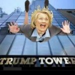 Hillary falling