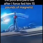 Magnets | image tagged in gifs,memes,funny,shitpost,offensive,spider man | made w/ Imgflip video-to-gif maker