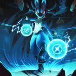 badass lucario GIF Template