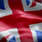 Waving British Flag