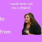 VDay Card Dance Moms