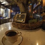 Café. POV Shot. Fisheye Lens.