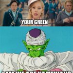 your green piccolo meme