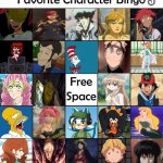 favorite character bingo 3