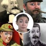 AOC faces of Communism