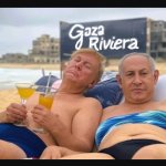 Pres Trump & Israeli P.M. Bibi Netanyahu template