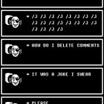 Undyne panicking