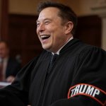 DOGE Chancellor Elon Musk Laughing