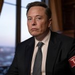 DOGE Chancellor Elon Musk frowning