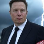 DOGE Chancellor Elon Musk frowning