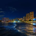 Waikiki at night template