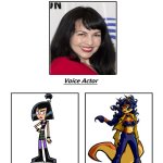 Grey Delisle | image tagged in same voice actor,grey delisle,sly cooper,danny phantom,playstation,nickelodeon | made w/ Imgflip meme maker