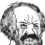 Karl Marx crying