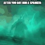 Oh shi- | HOW BRO LOOKS AT YOU AFTER YOU GOT HIM A SPANKEN: | image tagged in gifs,funny,oh no,funny memes,lol so funny,lol | made w/ Imgflip video-to-gif maker