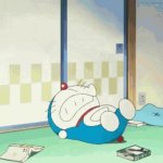 doraemon having a mental breakdown meme