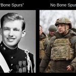 Private Bonespurs vs. Zelensky's balls