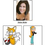 Colleen O'Shaughnessey | image tagged in same voice actor,colleen  o'shaughnessey,sonic the hedgehog,danny phantom,sega,nickelodeon | made w/ Imgflip meme maker