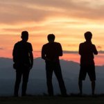 Friends Hike Silhouette