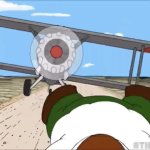 Peter Being Bit By Plane