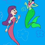 cartoon mermaids