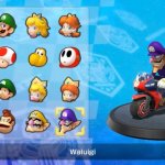 MK8 Character Roster with no one unlocked meme