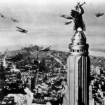 King Kong atop Empire State in 1933 meme