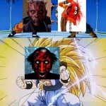 How the Lipstick-Face Demon was created | image tagged in dbz fusion,muppets,the muppets,animal muppets,darth maul,star wars | made w/ Imgflip meme maker