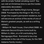 Seven Historic Maine Buildings.