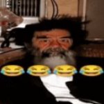 goofy ahh saddam hussein meme