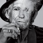 Keith Richards black-and-white meme