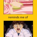 shirahoshi reminds me of shinji | image tagged in nami reminds me of ariel,one piece,neon genesis evangelion,anime,cowards,anime meme | made w/ Imgflip meme maker