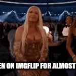 oldest meme says 10 months ago | I'VE BEEN ON IMGFLIP FOR ALMOST A YEAR | image tagged in gifs,dang | made w/ Imgflip video-to-gif maker