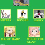 bugs bunny and the beanstalk | image tagged in mickey and the beanstalk,looney tunes,fairy tales,warner bros,crossover memes | made w/ Imgflip meme maker