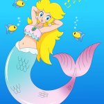 sexy mermaid peach