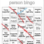 great person bingo | image tagged in great person bingo | made w/ Imgflip meme maker