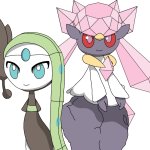 Meloetta and Diancie