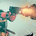 Deadpool firing Glock meme