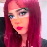Creepy stalker girl